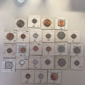 International Coin Lot of 25 (1960s)